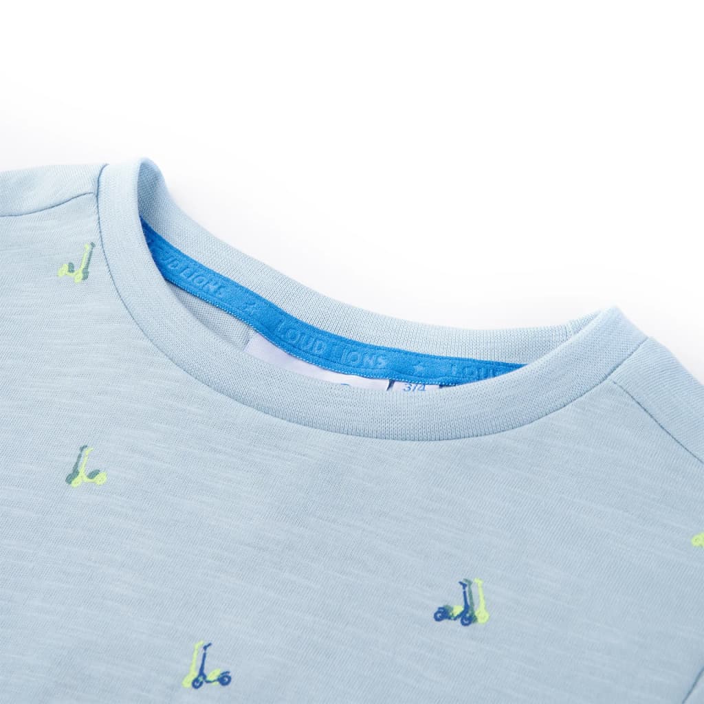 Vidaxl Kinderhemd 128 hellblau
