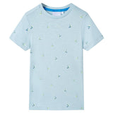 Vidaxl Kinderhemd 140 hellblau - afbeelding 1