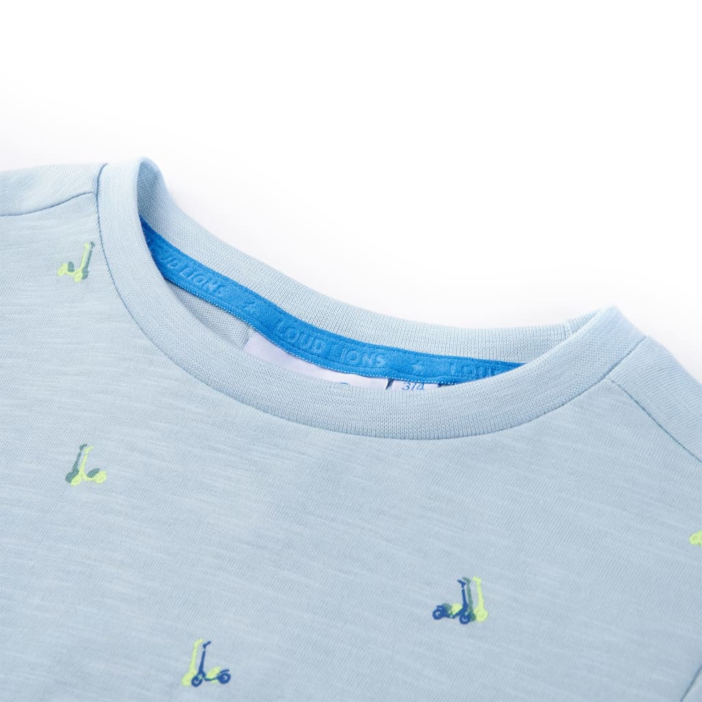 Vidaxl Kinderhemd 140 hellblau