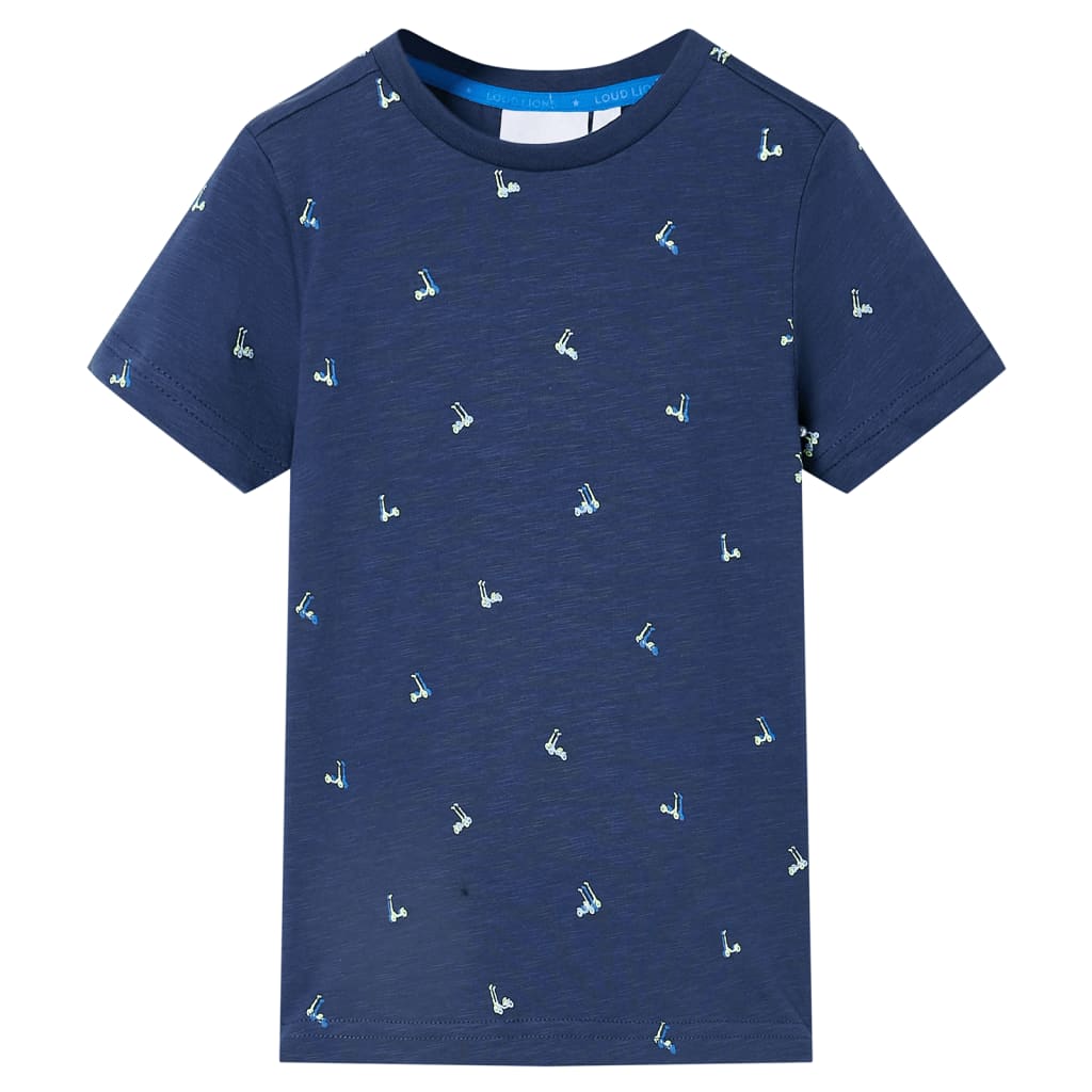 Vidaxl Kinderhemd 104 dunkelblau