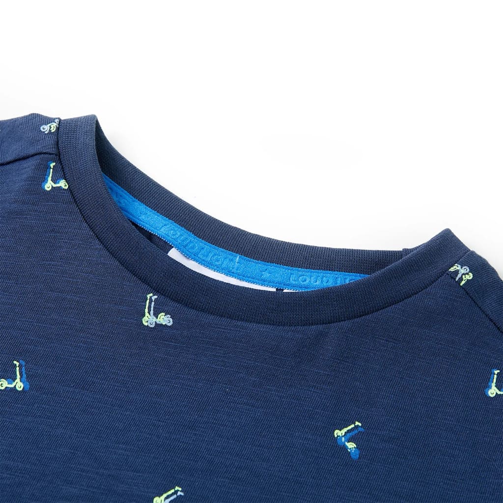 Vidaxl Kinderhemd 116 Dunkelblau