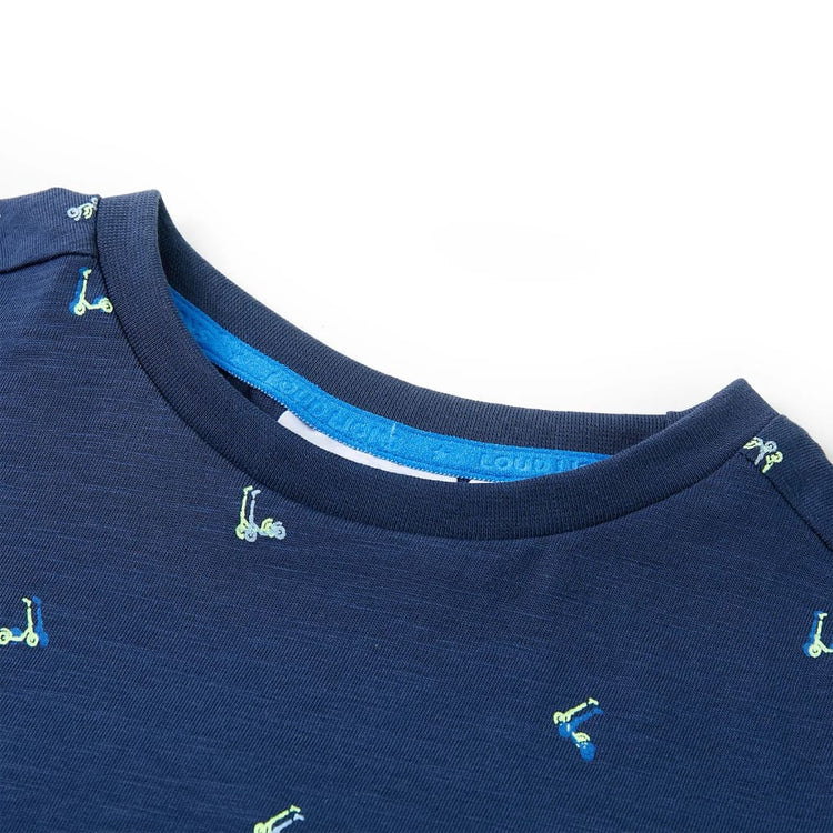 Vidaxl Kinderhemd 116 Dunkelblau