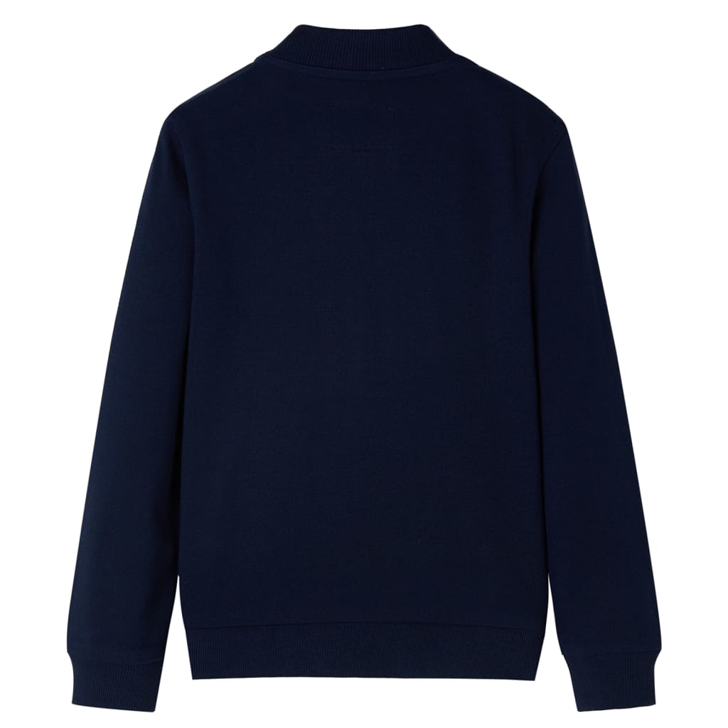 Vidaxl Kinderweste mit Rits 92 Marineblau