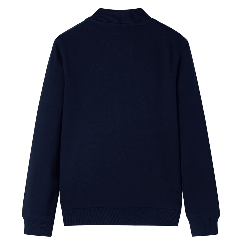 Vidaxl Kinderweste mit Rits 104 Marineblau