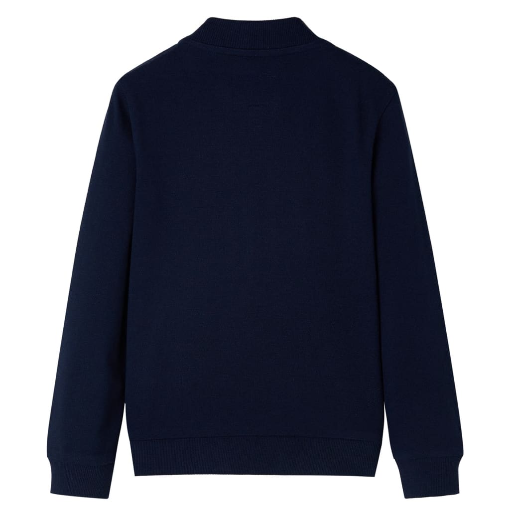 Vidaxl Kinderweste mit Rits 128 Marineblau