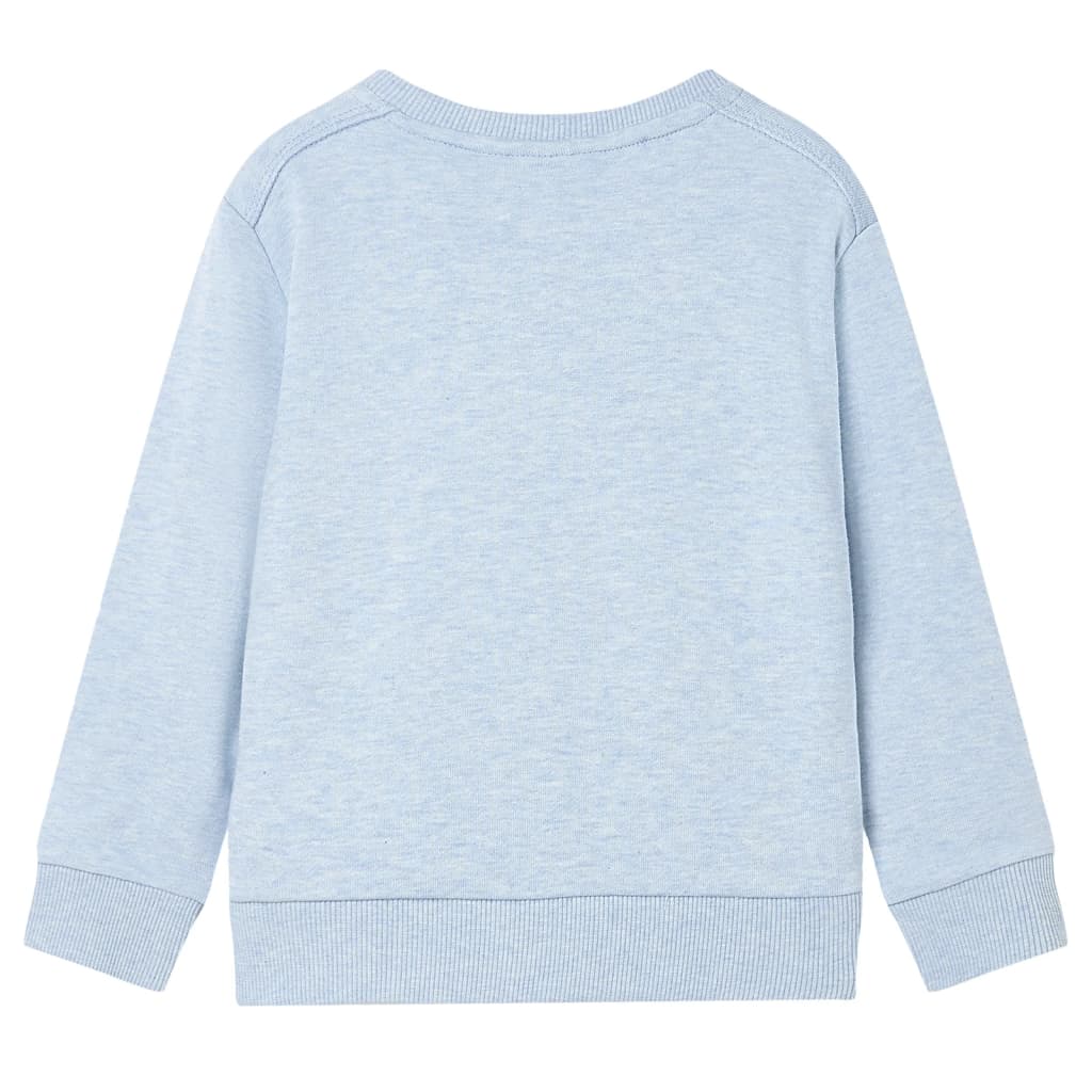 Vidaxl Kinderpullover 92 gemischt weich blau