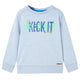 Vidaxl Kinderpullover 140 gemischt weich blau