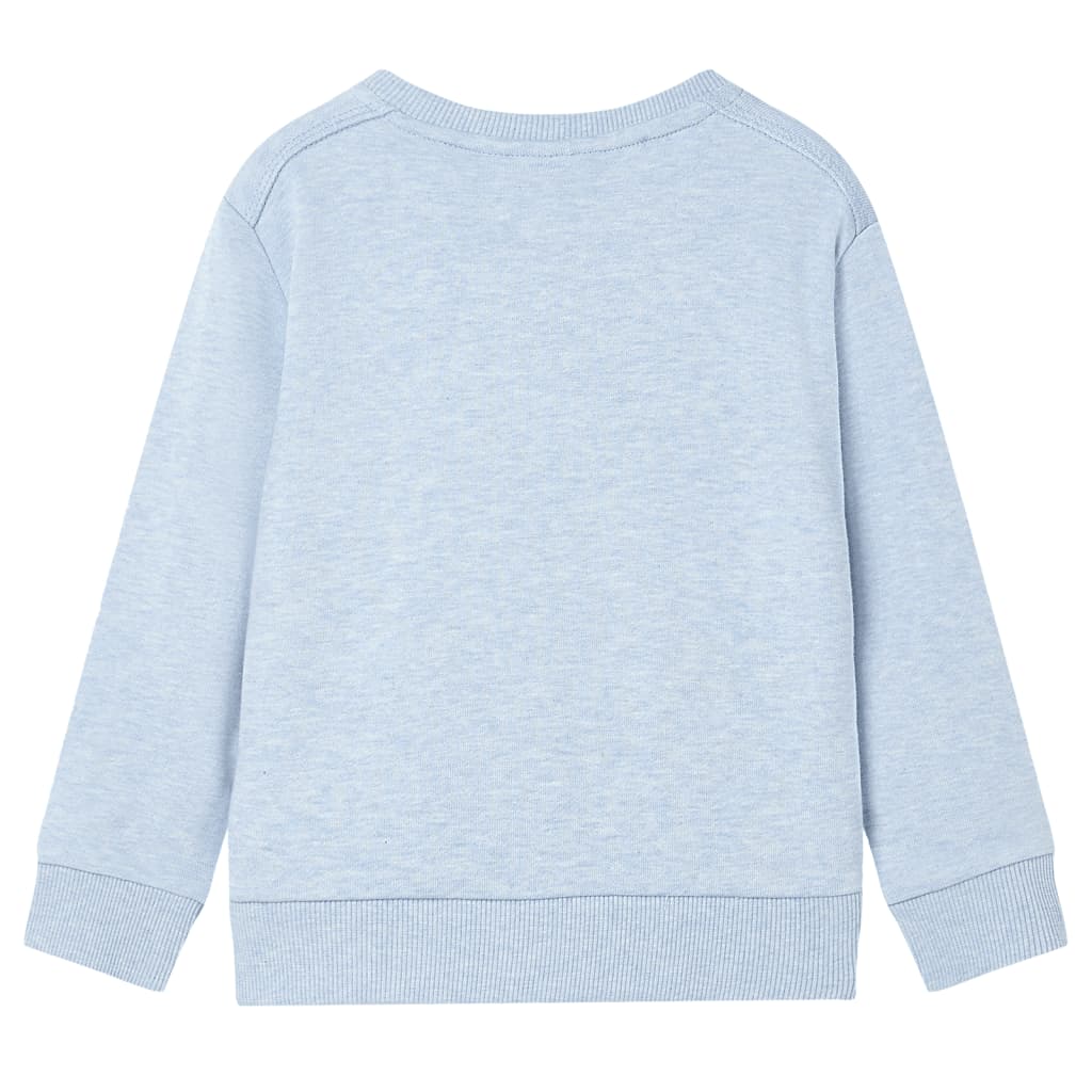 Vidaxl Kinderpullover 140 gemischt weich blau