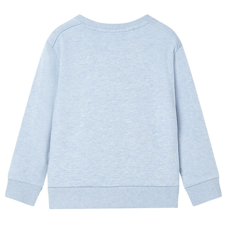 Vidaxl Kinderpullover 140 gemischt weich blau