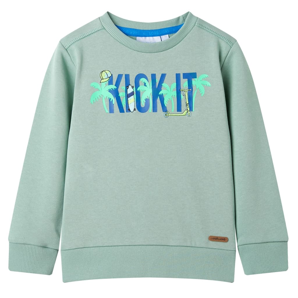 Vidaxl Kinderpullover 92 Lichtkaki