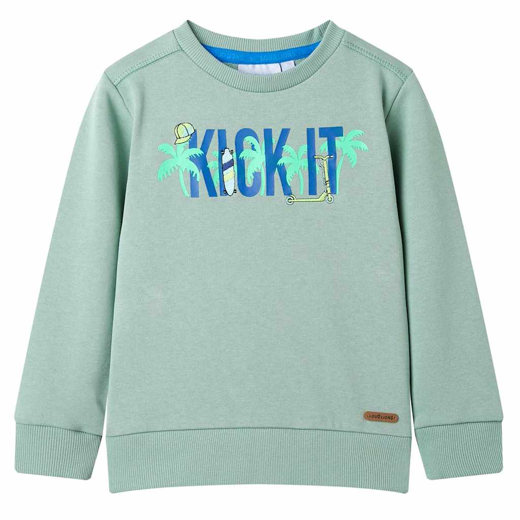 Vidaxl Kinderpullover 104 Lichtkaki