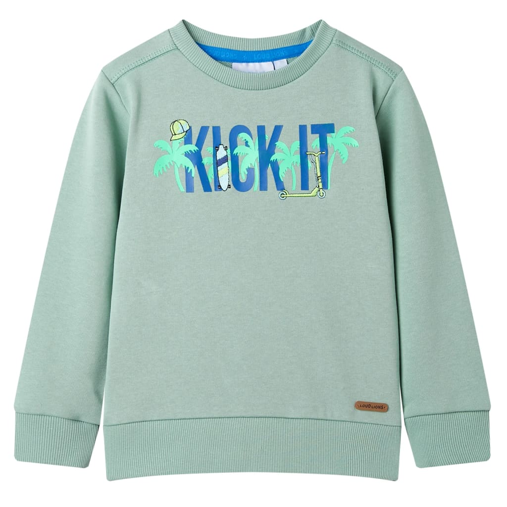 Vidaxl Kinderpullover 128 Lichtkaki