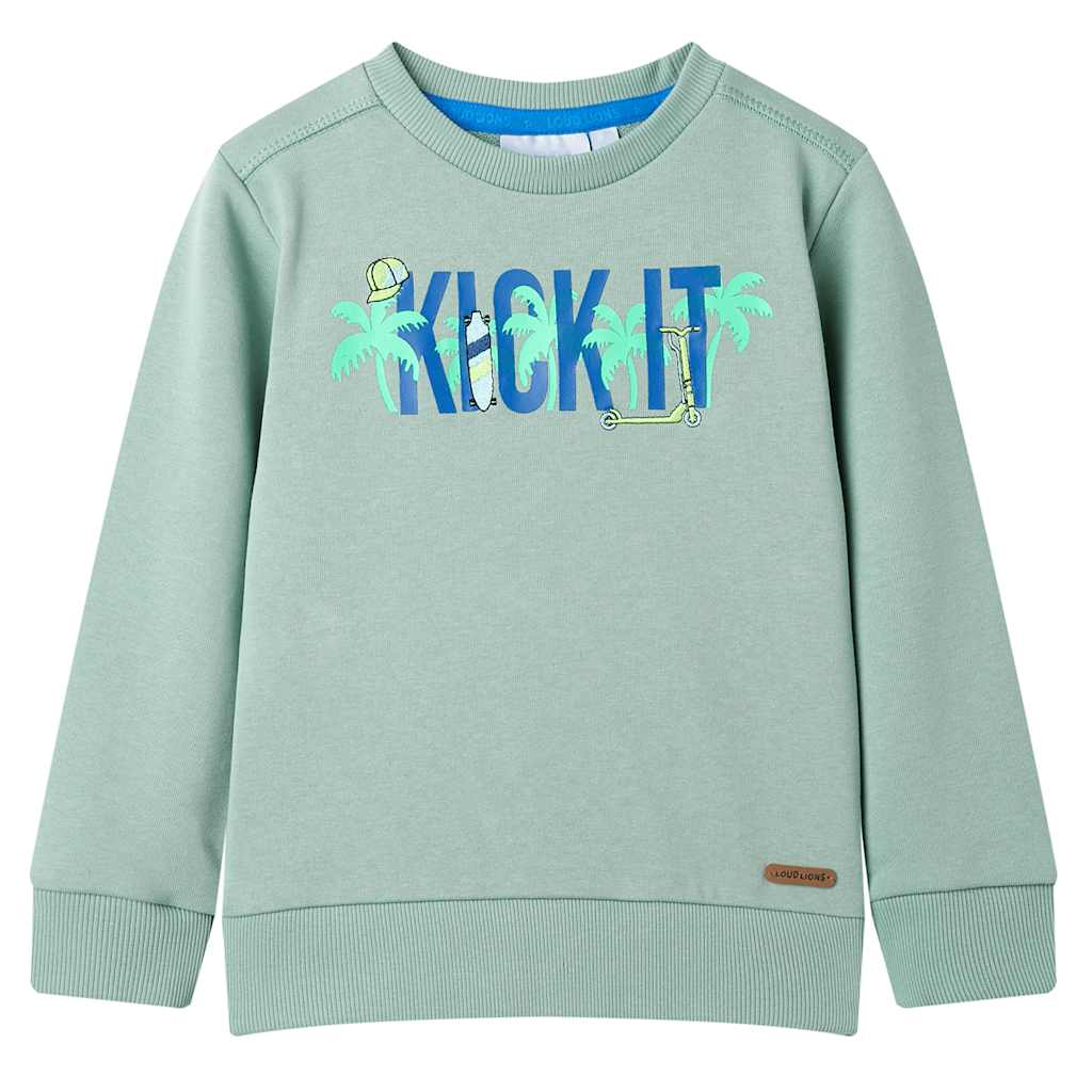 Vidaxl Kinderpullover 140 Lichtkaki