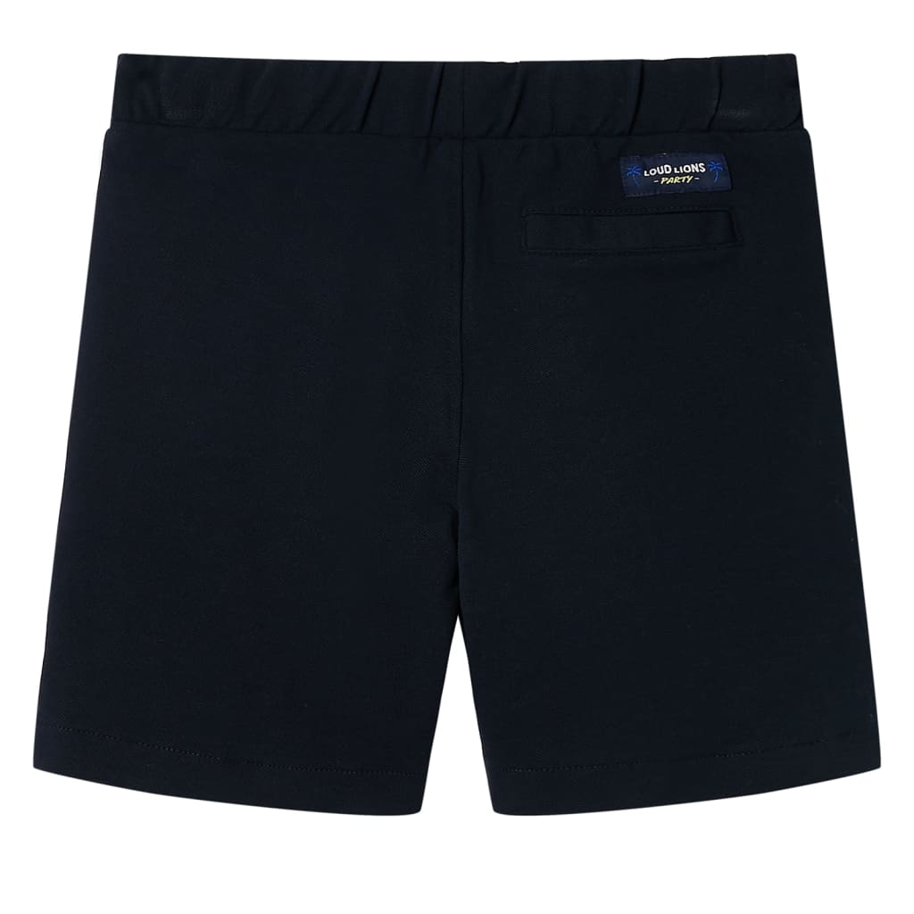 Vidaxl Kindershorts mit Trekkoord 104 Marine Blue