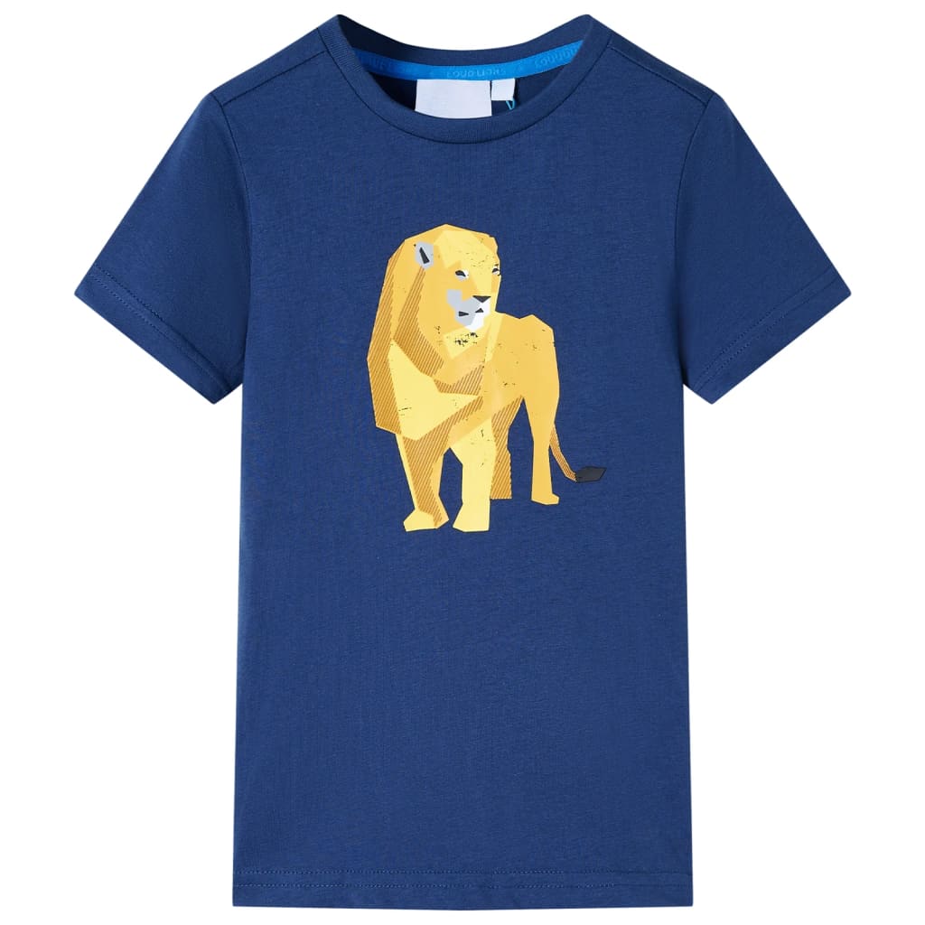 Vidaxl Kinderhemd 140 dunkelblau