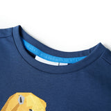 Vidaxl Kinderhemd 140 dunkelblau - afbeelding 3