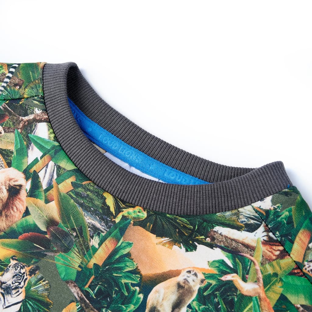 Vidaxl Kinderpullover 92 Oudpetrol