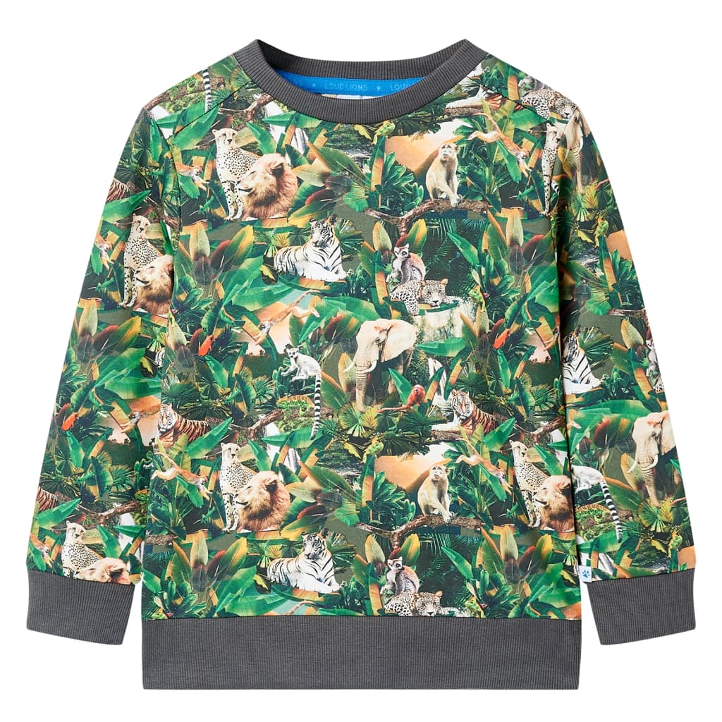 Vidaxl Kinderpullover 104 Oudpetrol