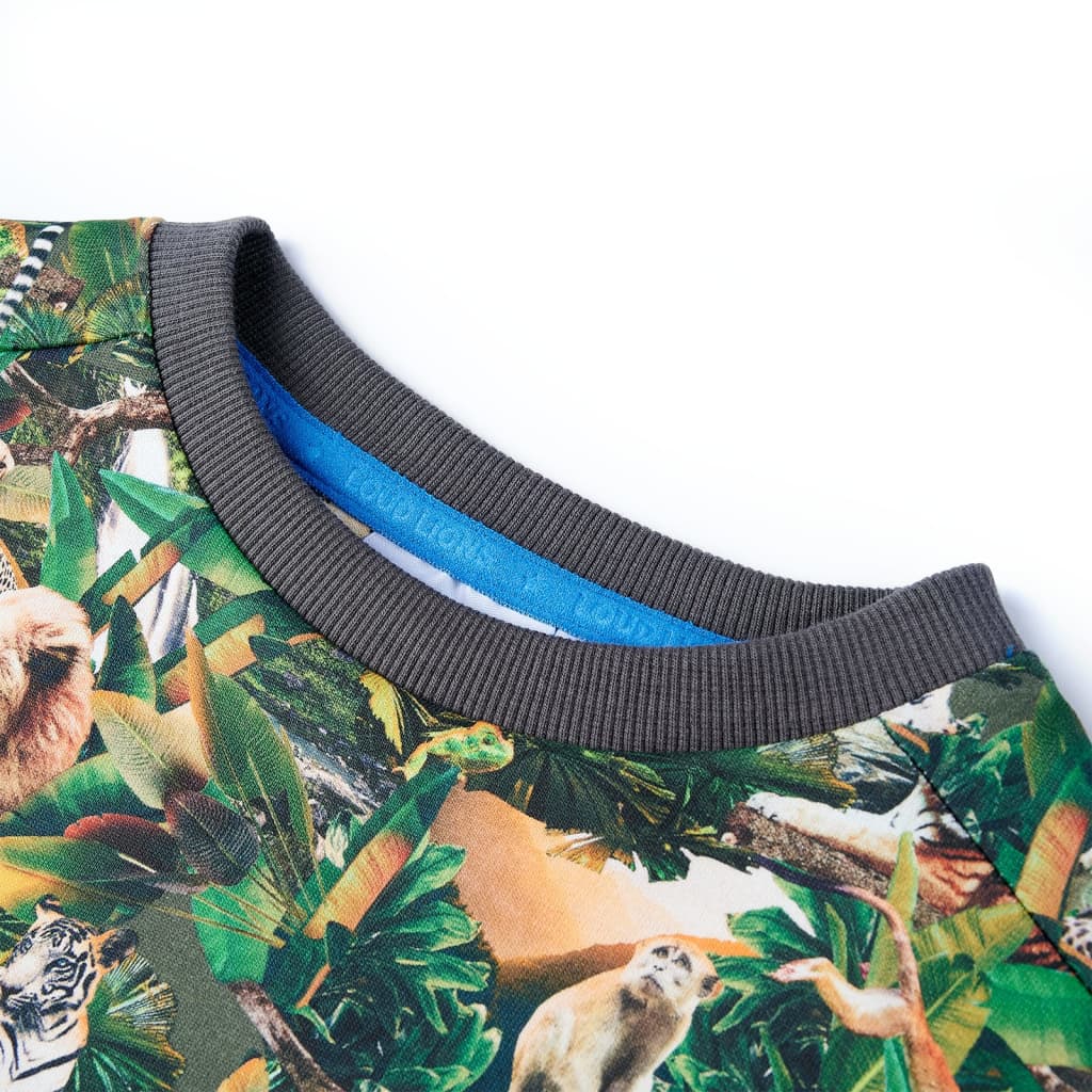 Vidaxl Kinderpullover 104 Oudpetrol