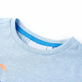 Vidaxl Kinderhemd 104 gemischtes weiches Blau - afbeelding 3