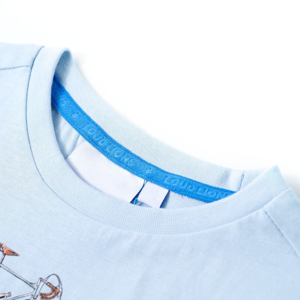 Vidaxl Kinderhemd 116 Hellblau