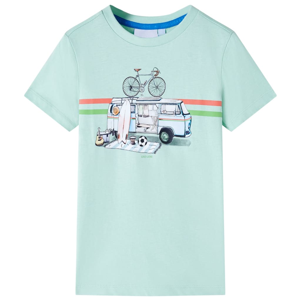 Vidaxl Kinderhemd 92 leichte Minze