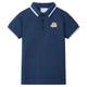 Vidaxl Kinderpolo -Hemd 92 Dunkelblau