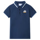 Vidaxl Kinderpolo -Hemd 116 Dunkelblau