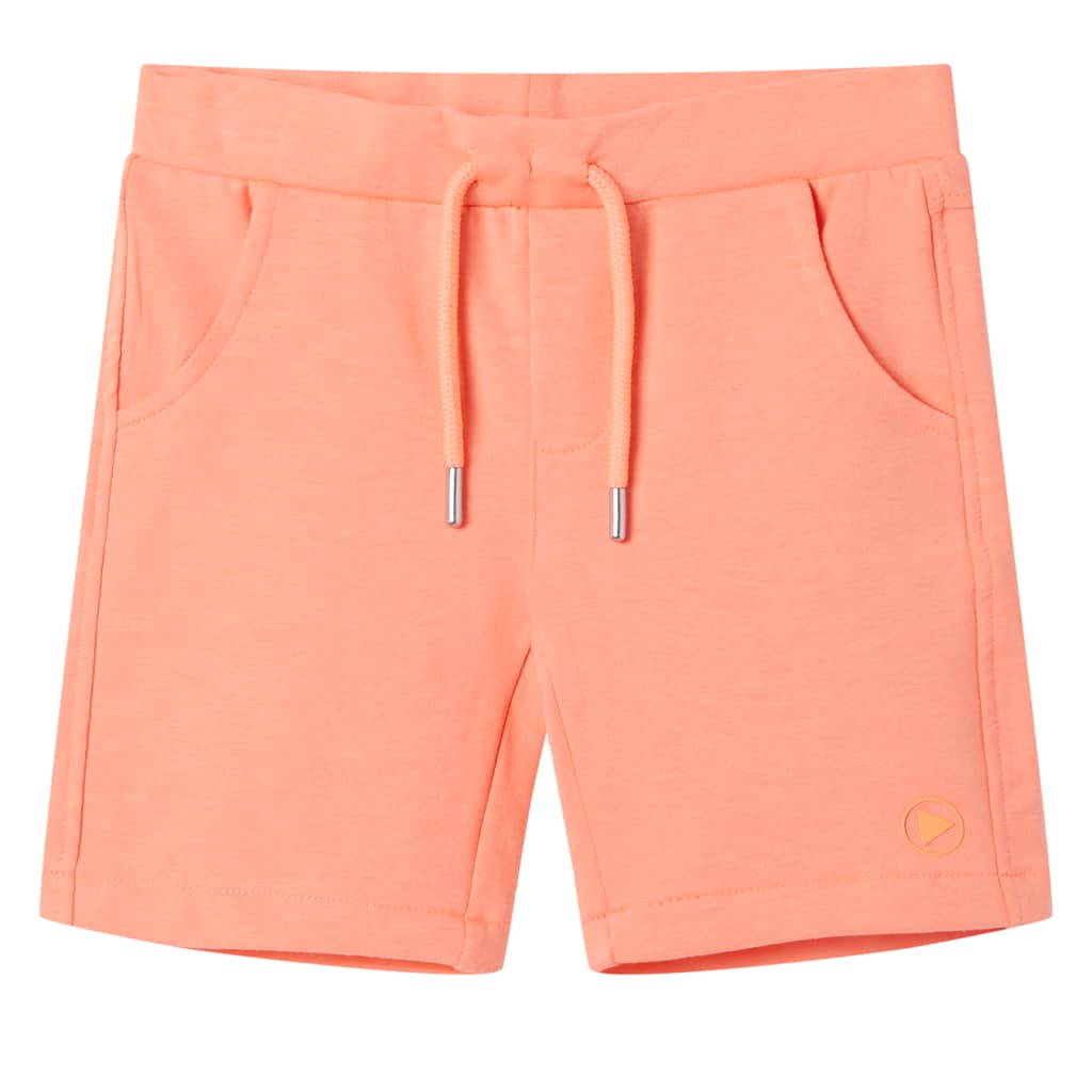 Vidaxl Kindershorts mit Trekkoord 92 Neonoranje