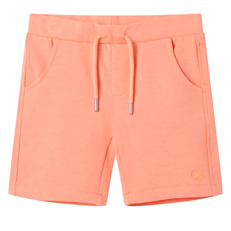 Vidaxl Kindershorts mit Trekoord 128 Neonoranje