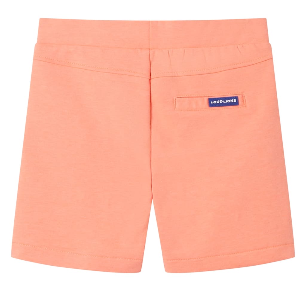 Vidaxl Kindershorts mit Trekoord 128 Neonoranje