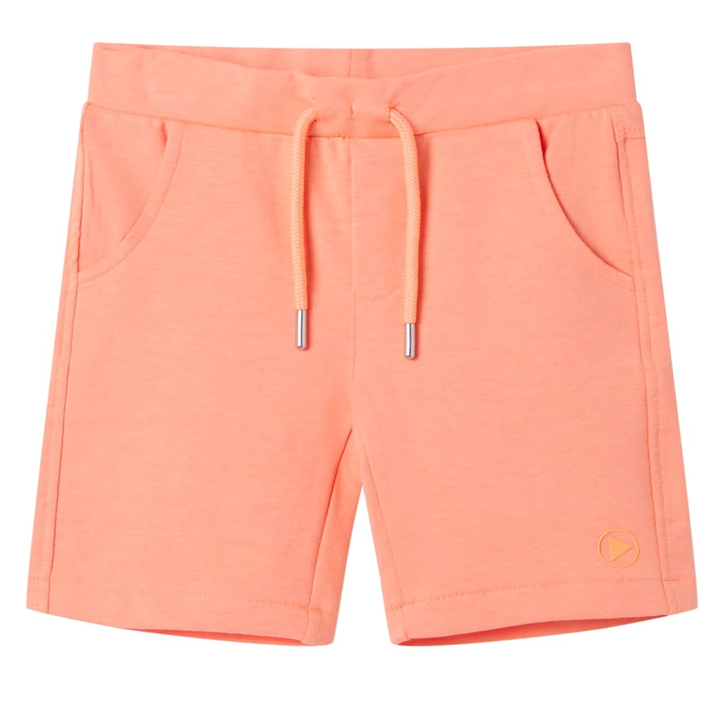 Vidaxl Kindershorts mit Trekoord 140 Neonoranje