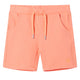 Vidaxl Kindershorts mit Trekoord 140 Neonoranje