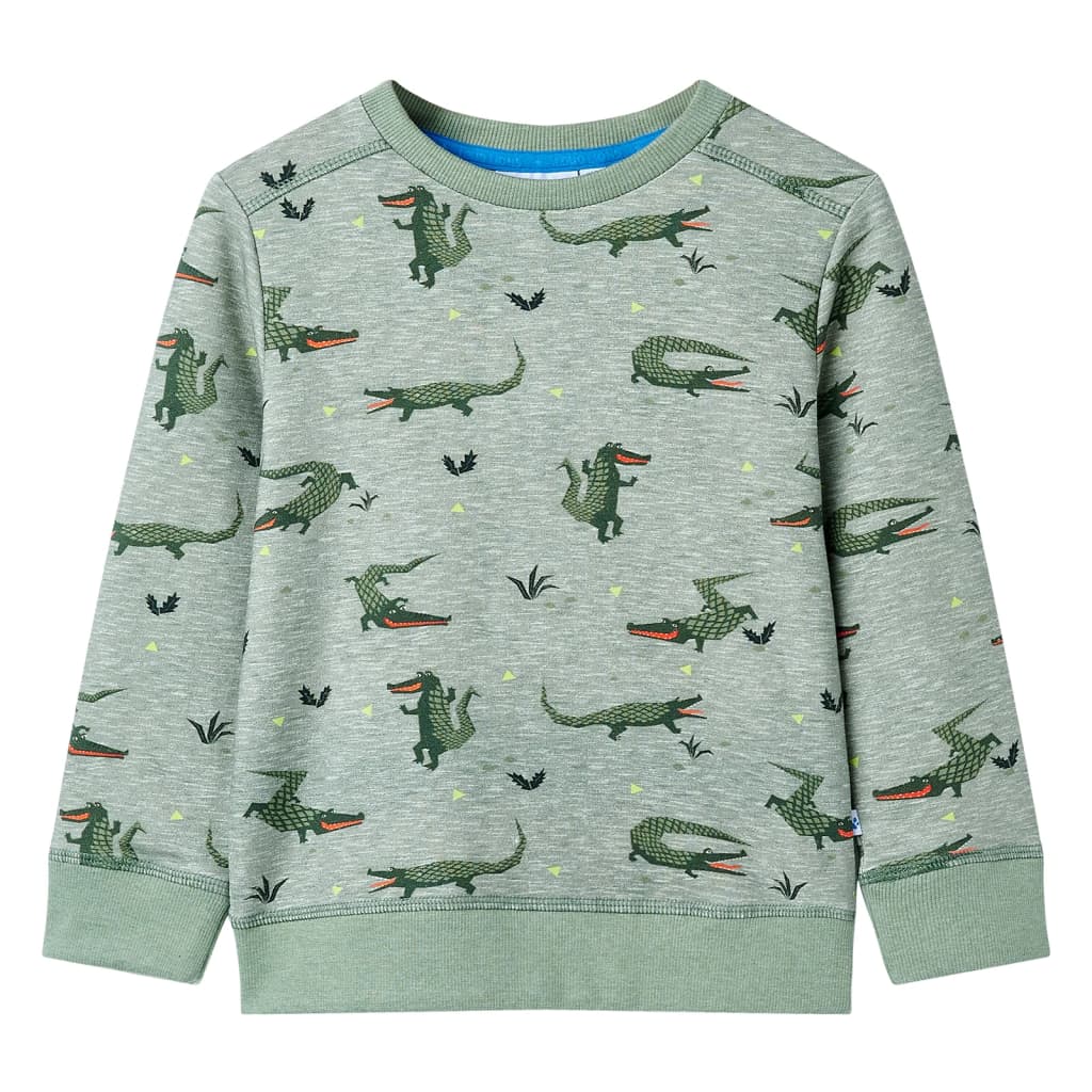 Vidaxl Kinderpullover 92 gemischtes Lichtkaki