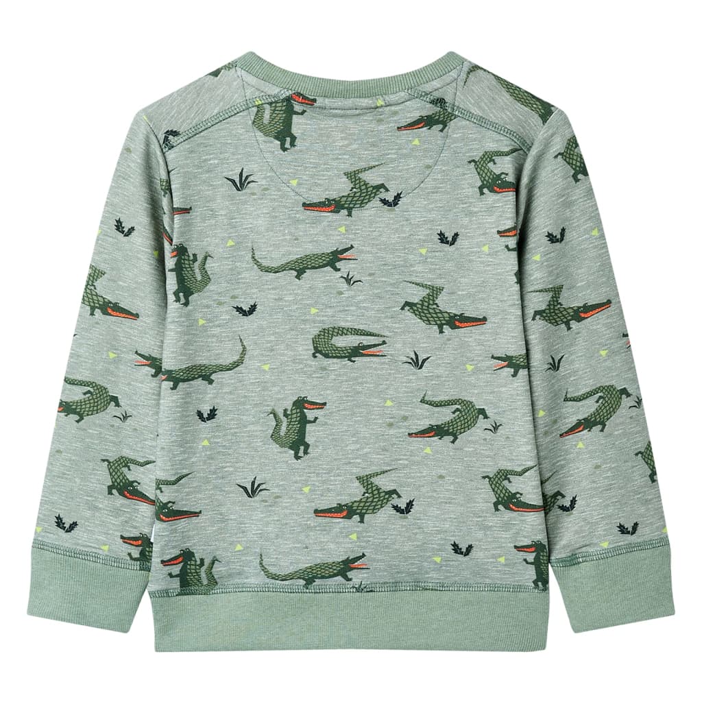 Vidaxl Kinderpullover 92 gemischtes Lichtkaki