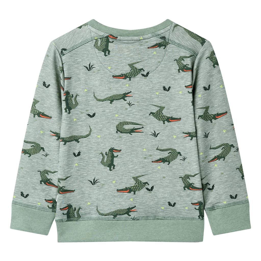 Vidaxl Kinderpullover 116 gemischtes Lichtkaki