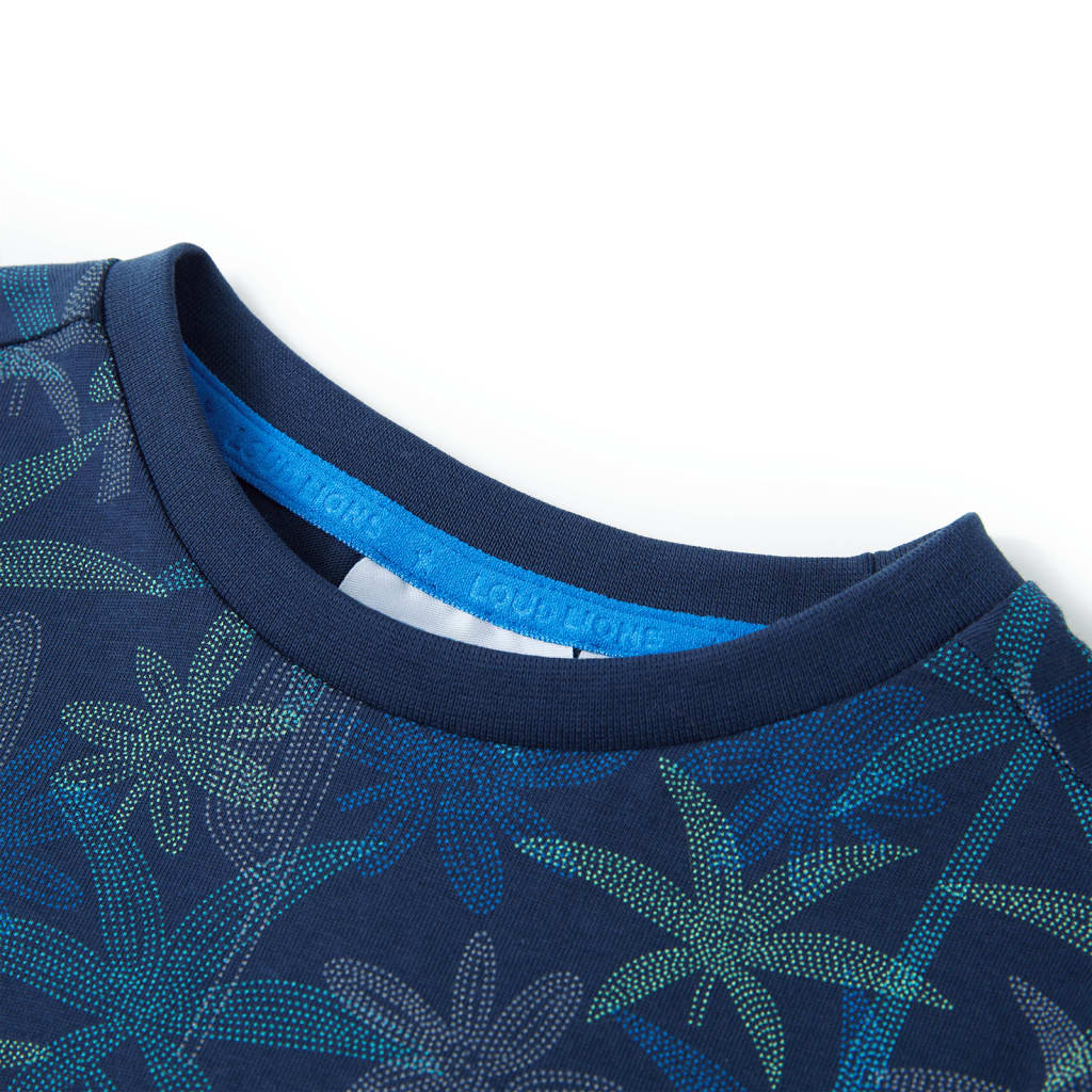 Vidaxl Kinderhemd 116 Marineblau