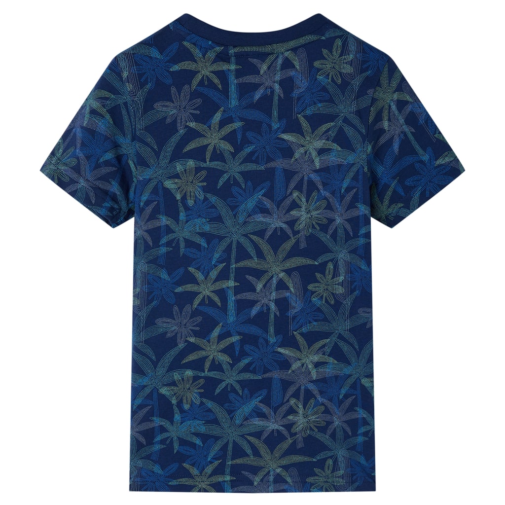 Vidaxl Kinderhemd 140 Marineblau