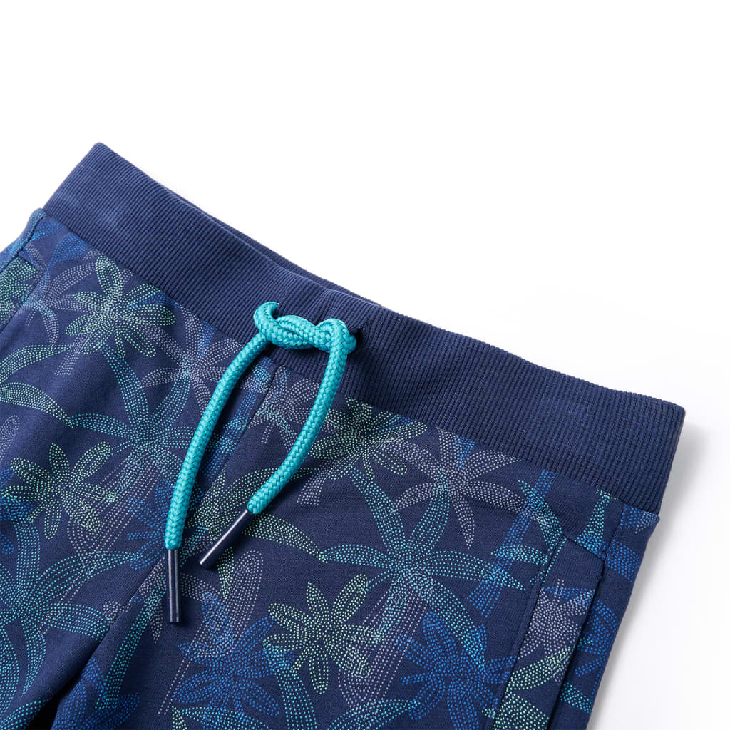 Vidaxl Kindershorts mit Trekoord 92 Marine Blue