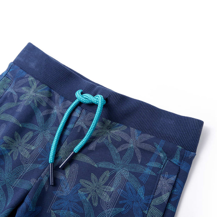 Vidaxl Kindershorts mit Trekkoord 104 Marine Blue
