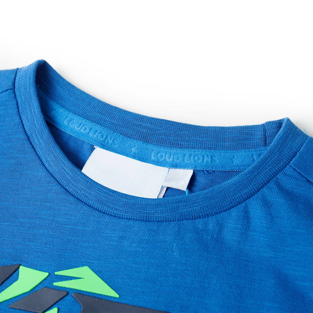 Vidaxl Kinderhemd 92 Blau