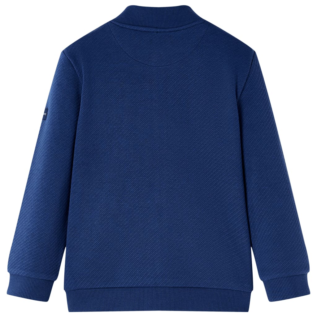 Vidaxl Kinderweste mit Rits 128 Marineblau