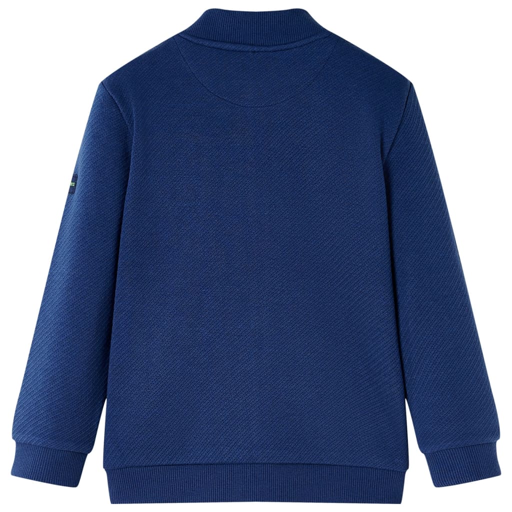 Vidaxl Kinderweste mit Reißverschluss 140 Marineblau
