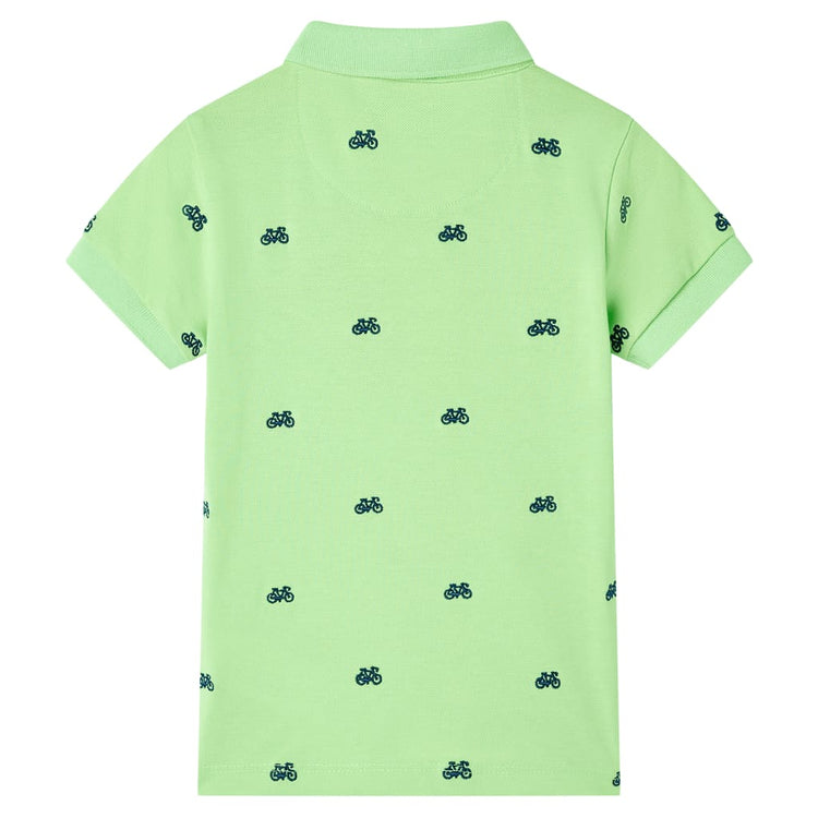 Vidaxl Kinderpolo -Shirt 104 Neongroen