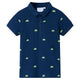 Vidaxl Kinderpolo -Shirt 92 Marineblau