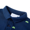 Vidaxl Kinderpolo -Shirt 104 Marineblau