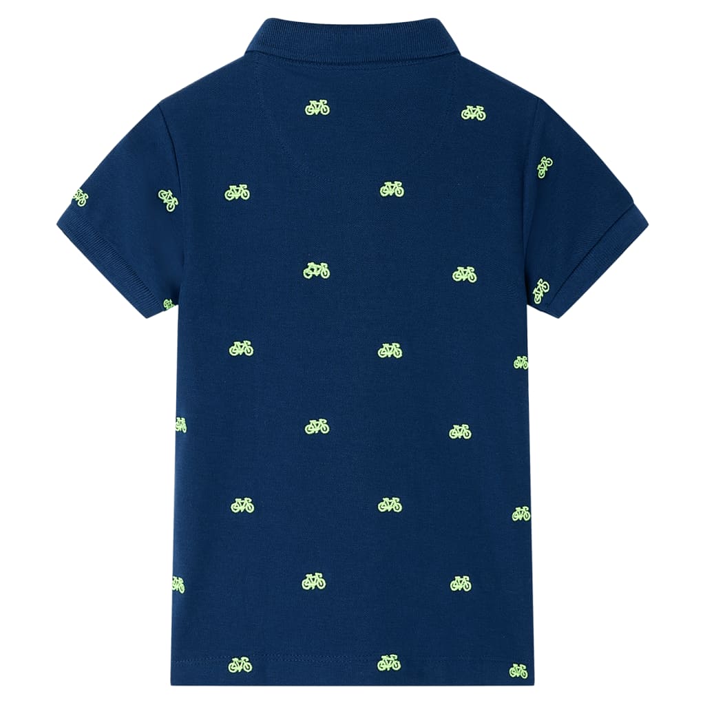 Vidaxl Kinderpolo -Shirt 116 Marineblau
