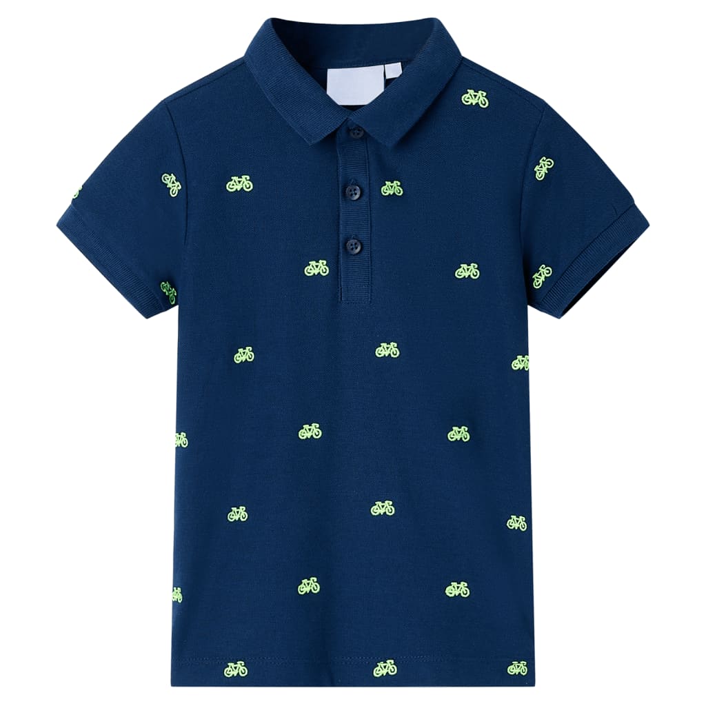 Vidaxl Kinderpolo -Shirt 140 Marineblau