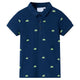 Vidaxl Kinderpolo -Shirt 140 Marineblau