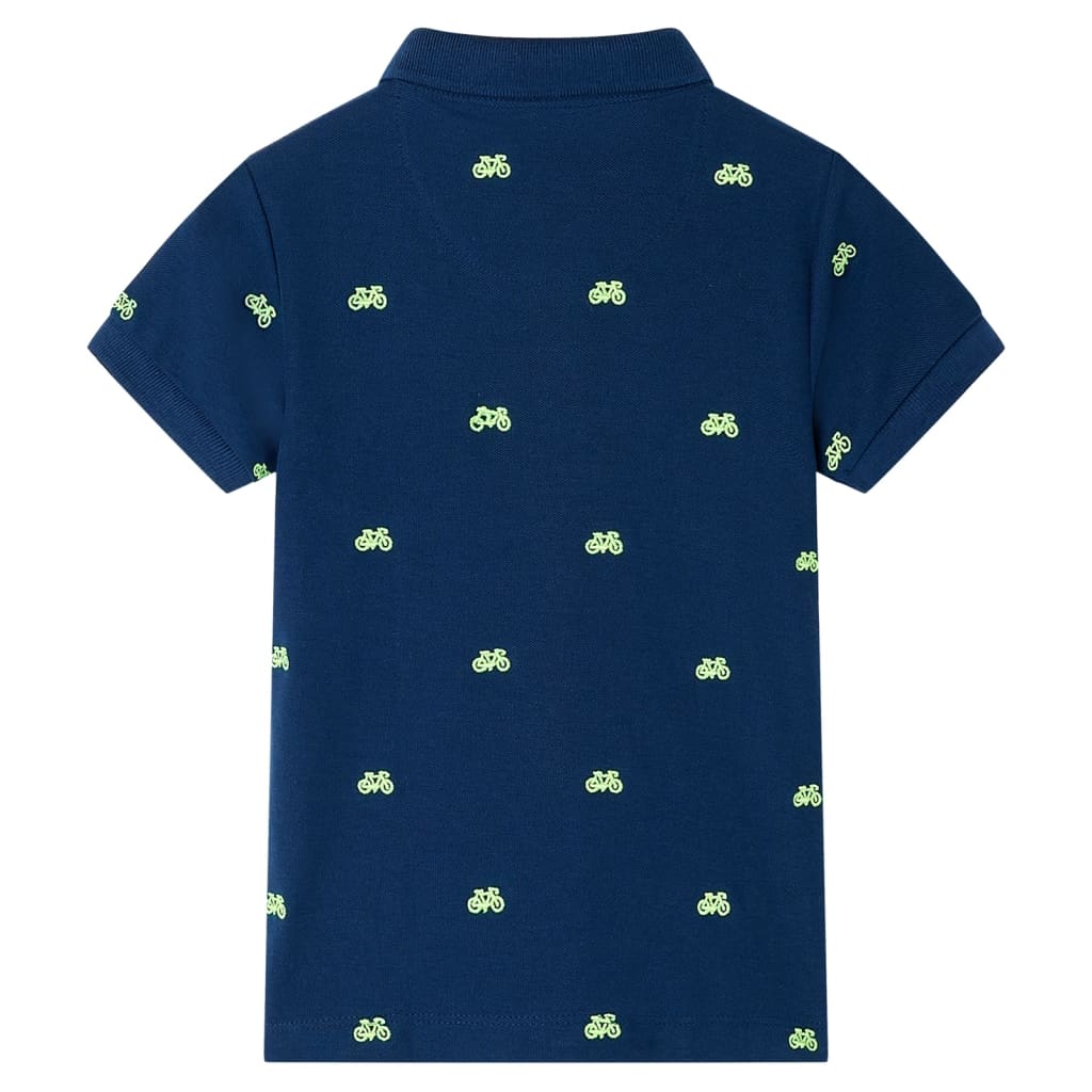 Vidaxl Kinderpolo -Shirt 140 Marineblau